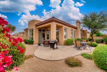 Luxury back patio